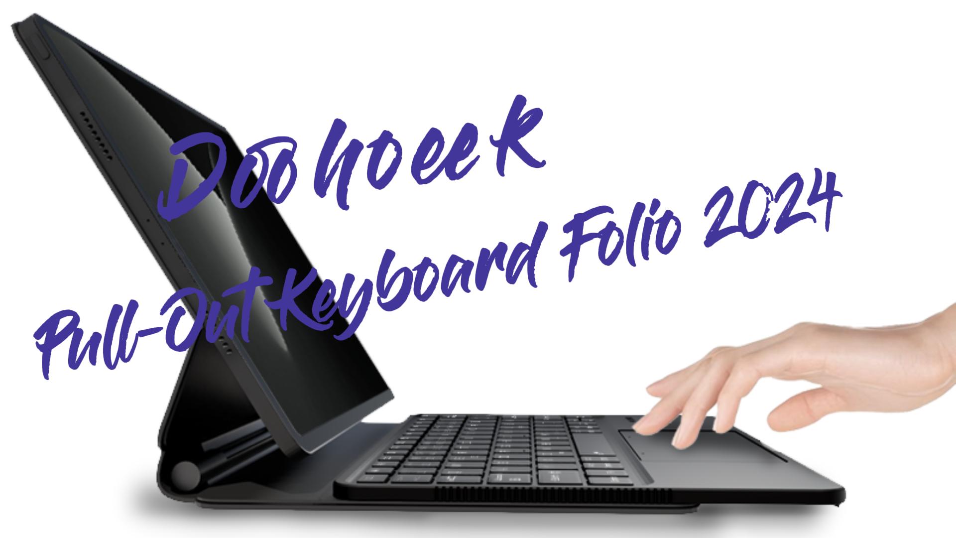 Amazon.com: Doohoeek New Pull-Out Keyboard Folio for iPad Pro 11